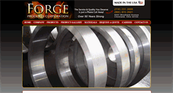 Desktop Screenshot of forgeproducts.com